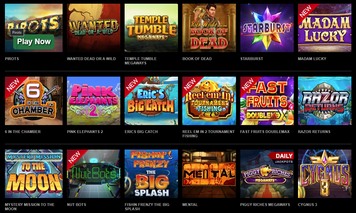 Mr Vegas Casino Games