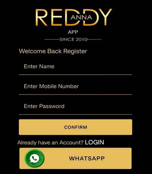Reddy Anna ID Login